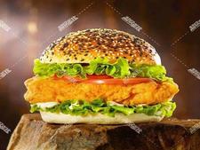 BBQ多汁辣鸡腿双蛋堡chickenburger