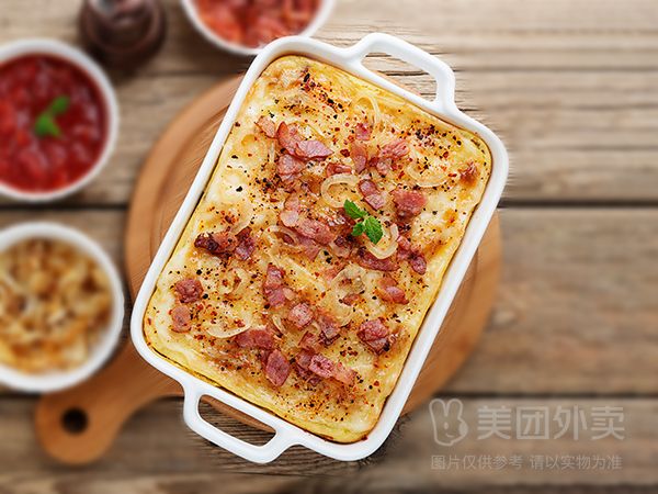 萨拉米辣肠芝士焗饭