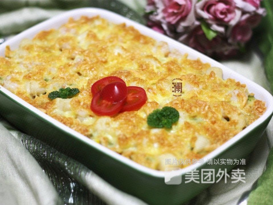 菠萝牛奶芝士焗饭
